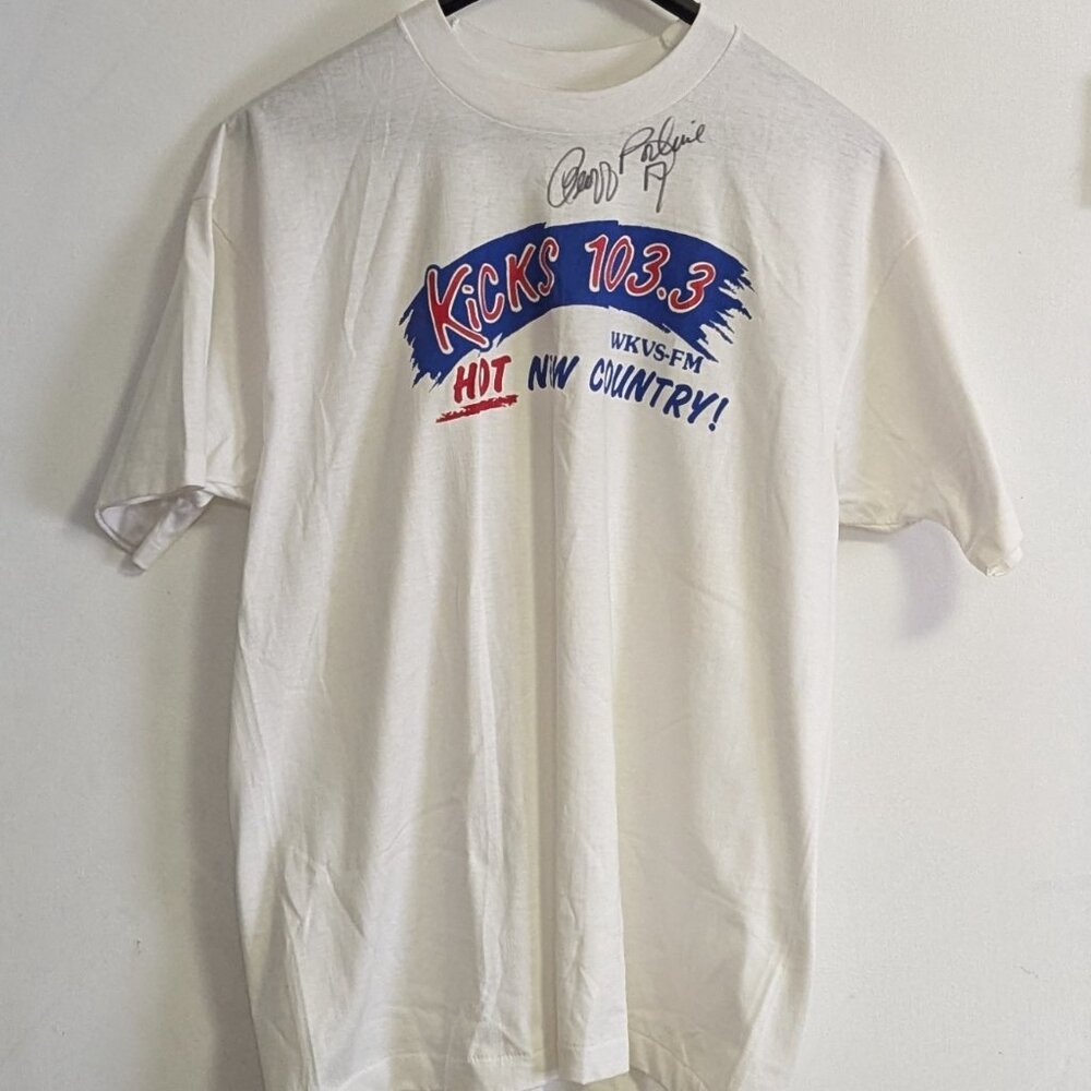 Vintage Autographed Geoff Bodine Nascar #7 Autographed T-Shirt